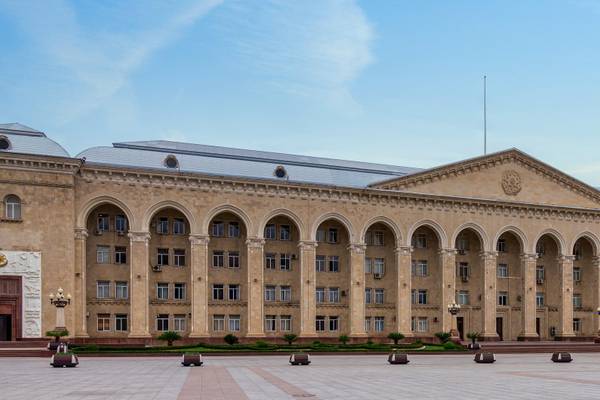Aserbaidschan, Gandscha, Rathaus