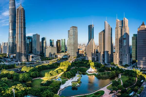 China, Shanghai Skyline