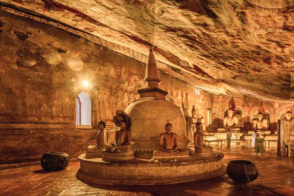 Sri Lanka, Dambulla, Höhlentempel