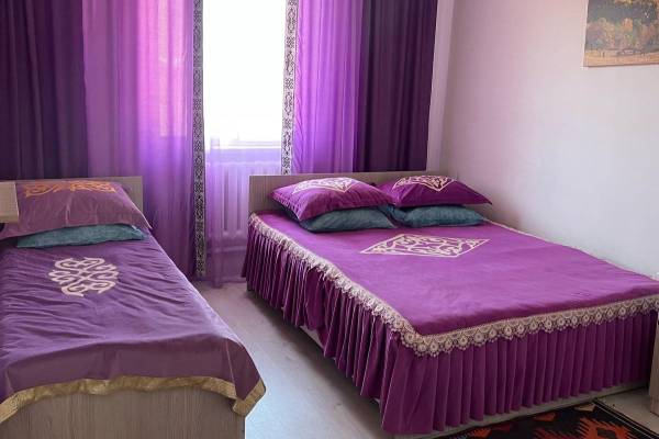 Kasachstan, Saty, Gaestehaus, Zimmerbeispiel