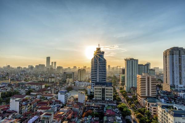 Vietnam, Hanoi Skyline