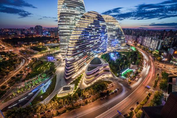 China, Peking, Bezirk Chaoyang, Wangjing Soho