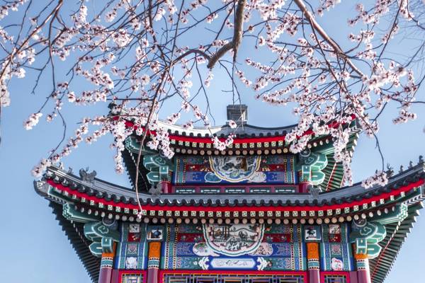 China, Peking, Sommerpalast im Frühling