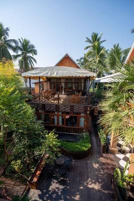 Laos, Luang Prabang, Luang Say Inn_Aussenansicht