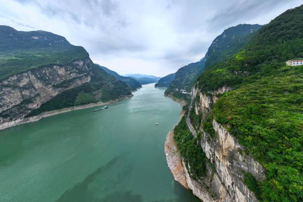 China, Yangtze, 3-Schluchten Landschaft