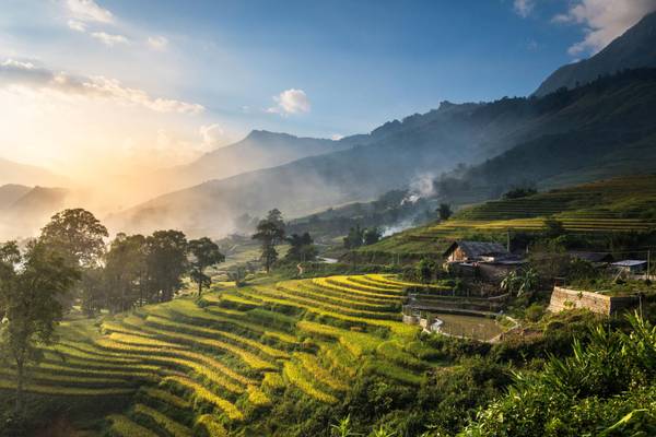 Indonesien, Bali, Reisfelder