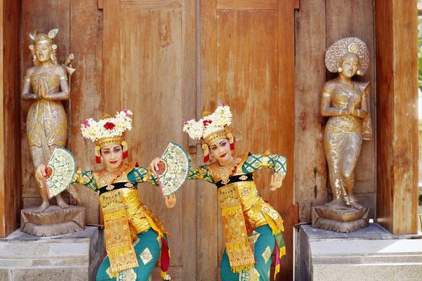 Indonesien, Bali, Taenzerinnen