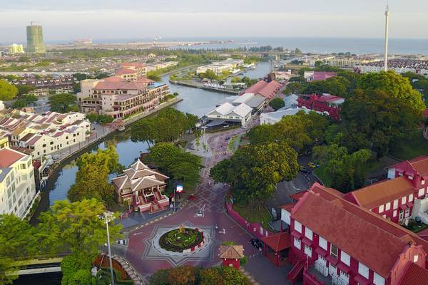 Malaysia, Malakka, Vogelperspektive
