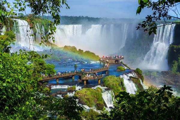 Brasilien, Landschaft, Iguazu Wasserefaelle
