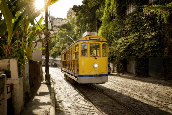 Brasilien, Rio de Janeiro, Santa Teresa Straßenbahn