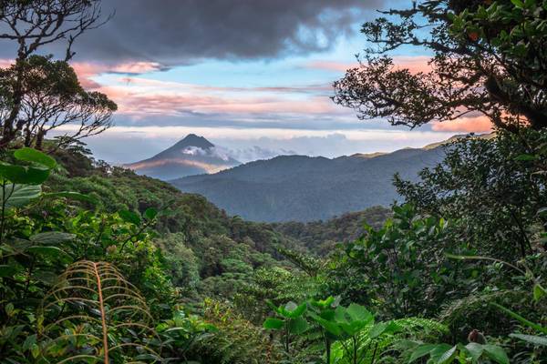 Costa Rica, Arenal, Sonnenuntergang