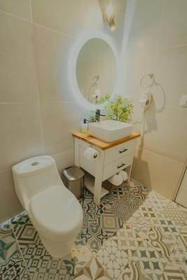 Costa Rica-Manuel Antonio-Hotel Mono Azul-Badezimmer