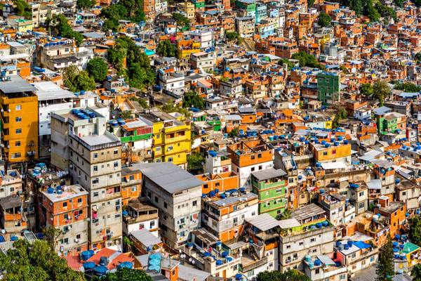 Brasilien, Rio de Janeiro, Typische Favela