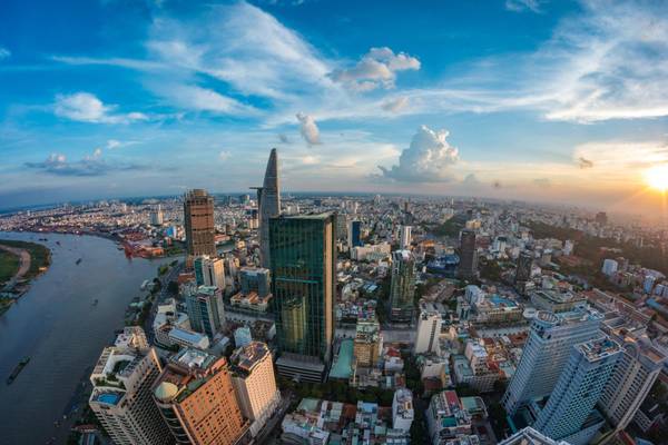 Vietnam, Ho-Chi-Minh-Stadt, Skyline