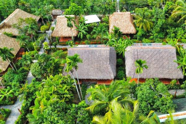 Vietnam, Cai Be, Mekong Lodge, Aussenansicht