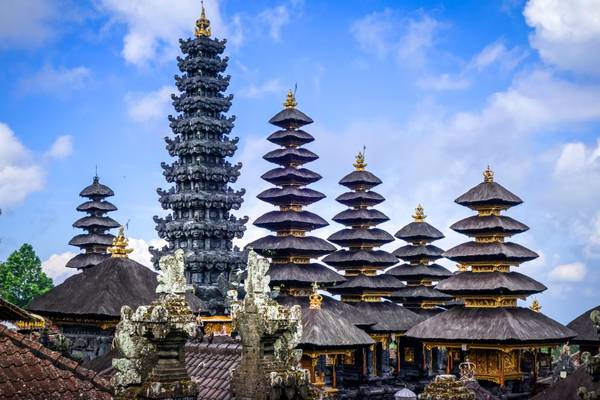 Indonesien, Bali, Tempel Berg Agung