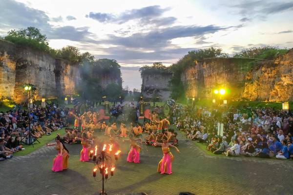 Indonesien, Bali, Uluwatu-Feuertanz