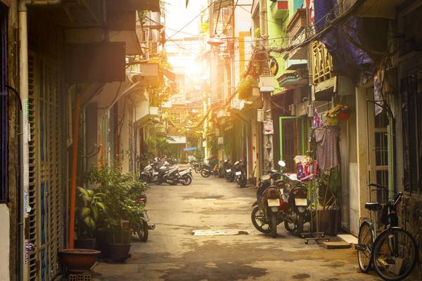 Straße in Ho-Chi-Minh-Stadt
