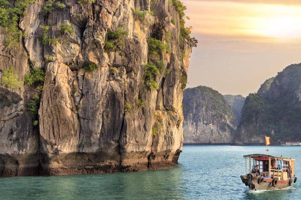 Boot in der Halong Bucht