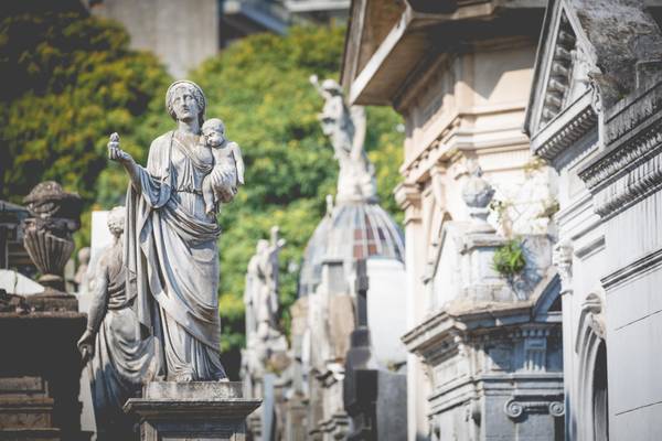 Argentinien, Buenos Aires, Friedhof von Recoleta