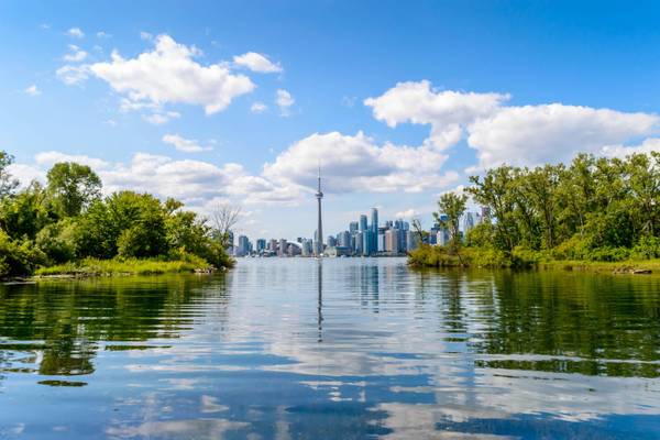 Kanada, Toronto, Blick von Toronto Island