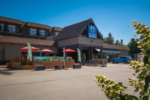 Kanada, Squamish, Sea to Sky Hotel, Aussenansicht