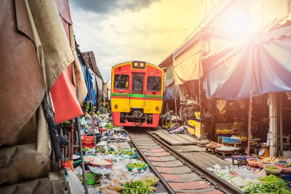 Thailand, Railway Market