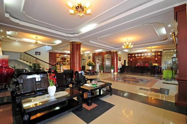 Vietnam, Hue, Duy Tan Hotel, Lobby