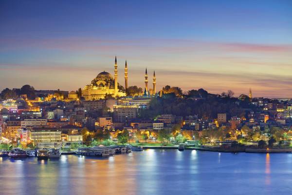 Türkei, Istanbul bei Nacht