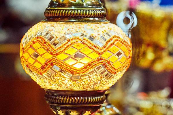 Lampen auf dem Orientalischen Markt