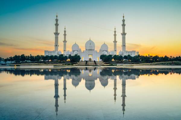 VAE, Abu-Dhabi, Sheikh-Zayed-Moschee