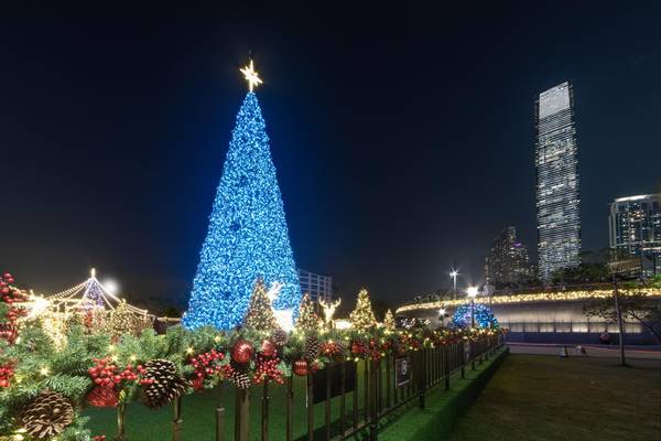 China, Hongkong, Winterzauber in Kowloon