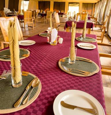 Tansania, Serengeti, Tukaone Serengeti Camp, Restaurant