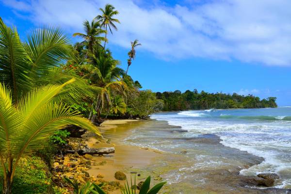 Panama, Bocas del Toro, Strand