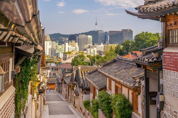 Südkorea, Bukchon Hanok Dorf
