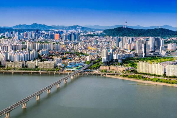 Südkorea, Seoul, Skyline am Tag