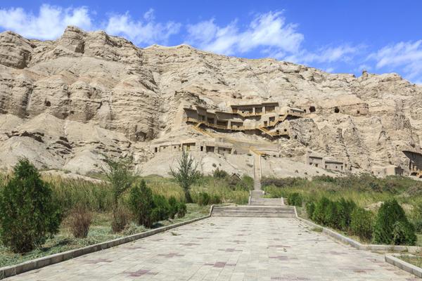 China, Xinjiang, die Kizil-Höhlen