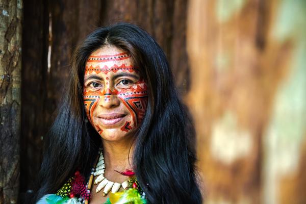 Brasilien, Tradition, Frau im Amazonas