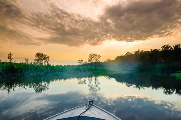 Brasilien, Blick über den Amazonas