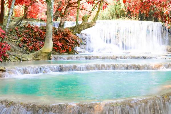 Kuang Si Wasserfall bei Luang Pranbang