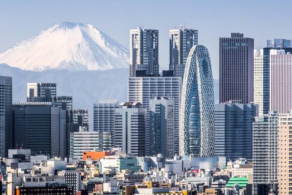 Tokyo mit Fuji