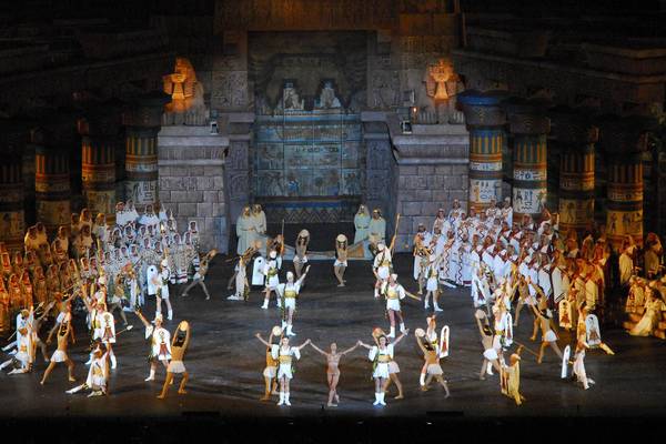 Aida Aufführung in der Arena di Verona Aida Aufführung in der Arena di Verona