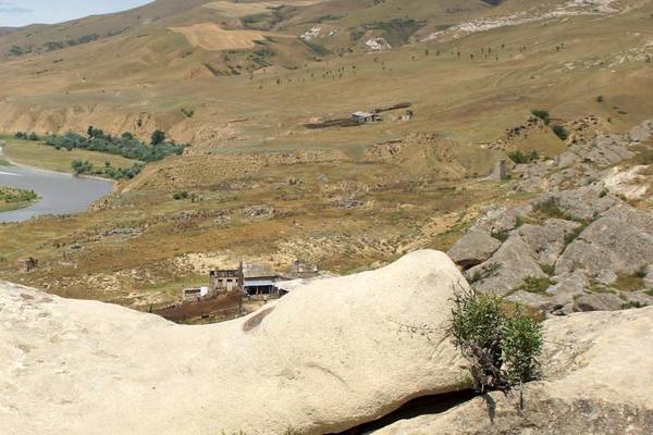 Landschaft bei Uplisziche, Georgien