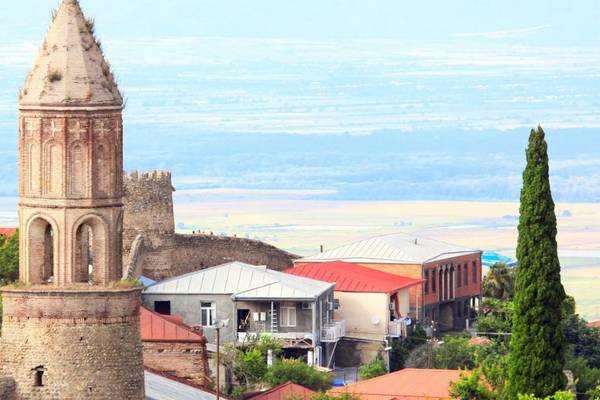 Stadt Sighnaghi in Georgien