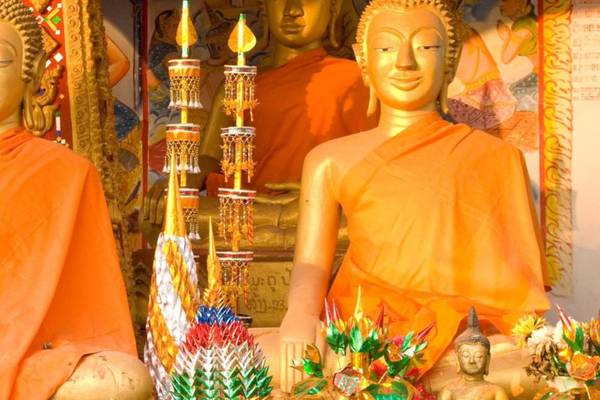 Buddha Wat That Luang in Vientiane