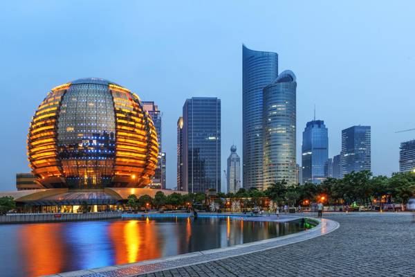 Hangzhou Wolkenkratzer