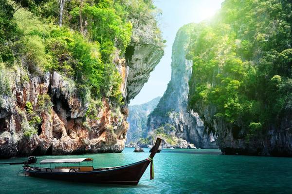 Boot in der Halong Bucht