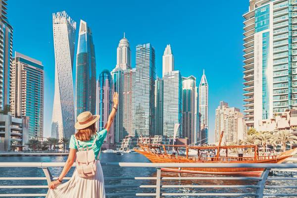 Blick auf Dubai