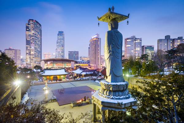 Südkorea, Seoul, Bongeunsa Tempel