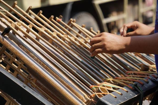 Indonesien, Angklung Konzert